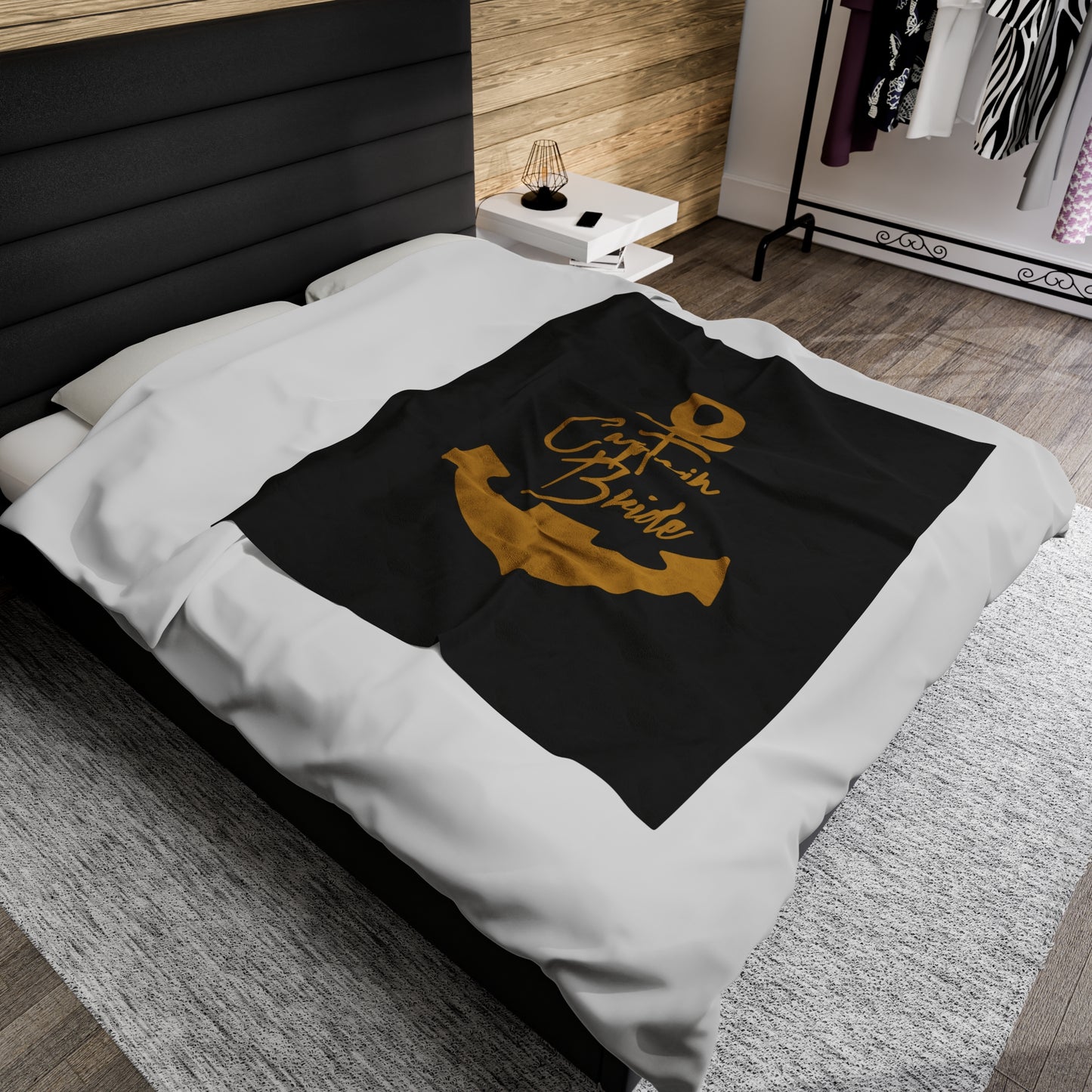 Captain Bride Plush Blanket by PontoonGirl®