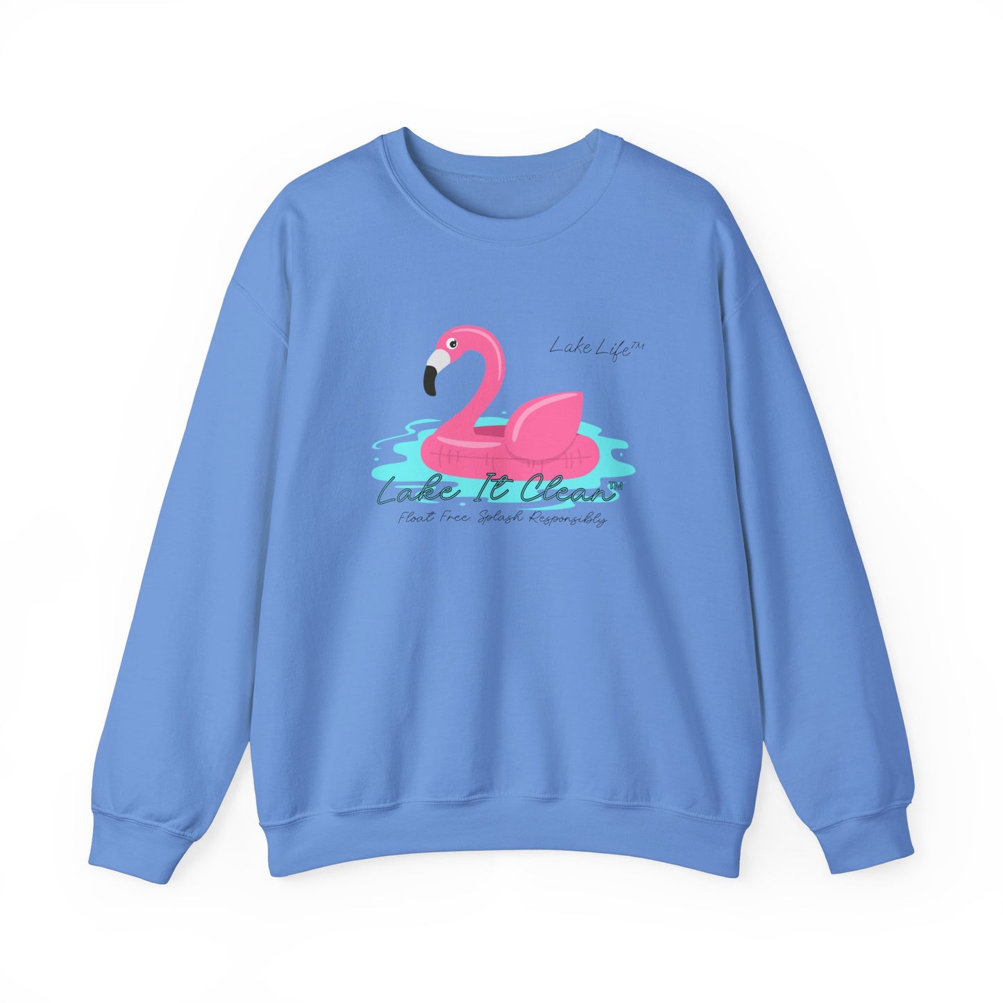 Lake It Clean™ Lake Life™ - Heavy Blend™ Crewneck Sweatshirt by Pontoon Girl®