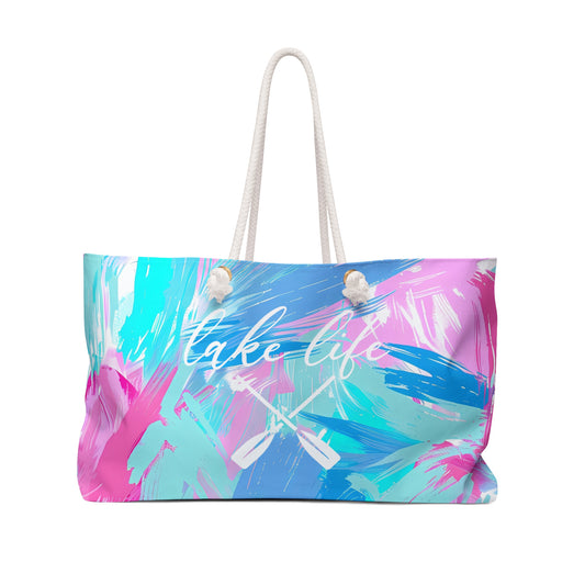 Lake Life with Paddles - Weekender Bag by Pontoon Girl®