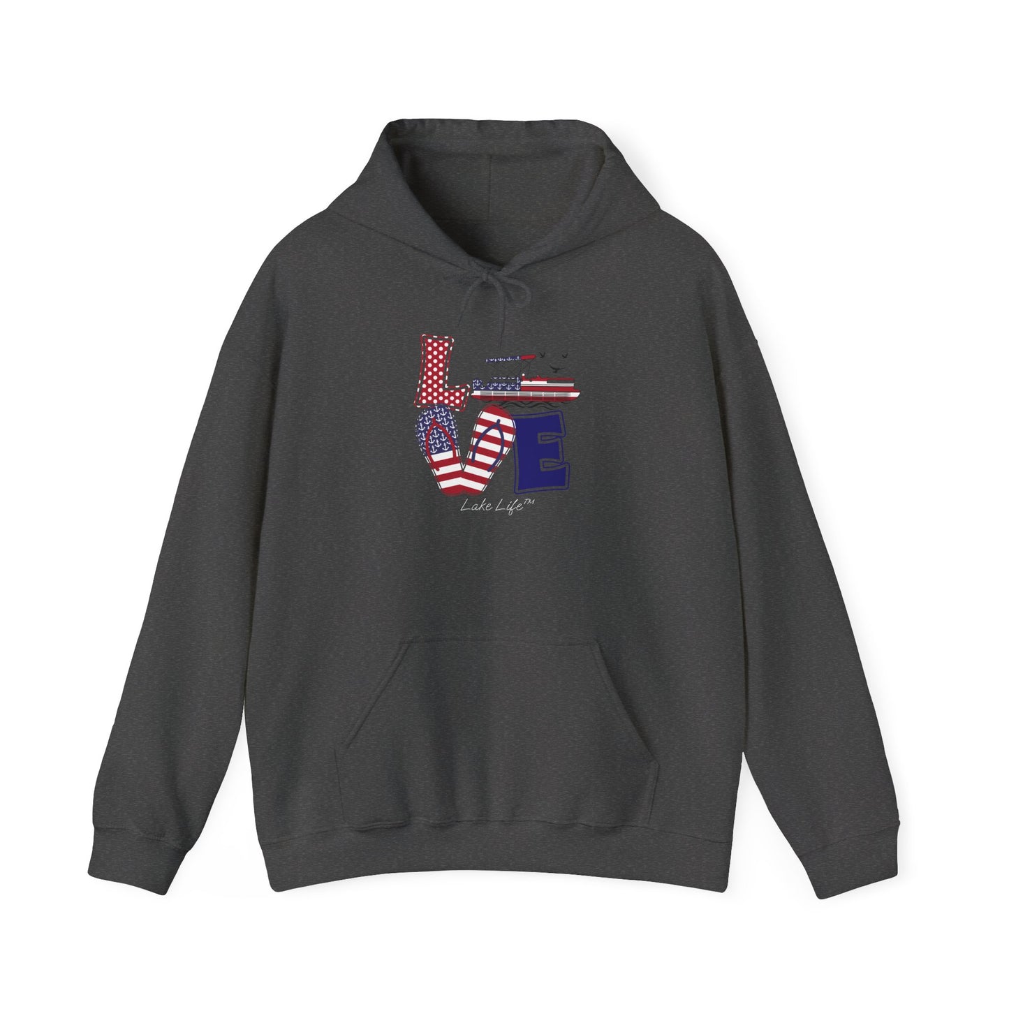 Flip Flop Love Lake Life™ Hooded Sweatshirt by Pontoon Girl®