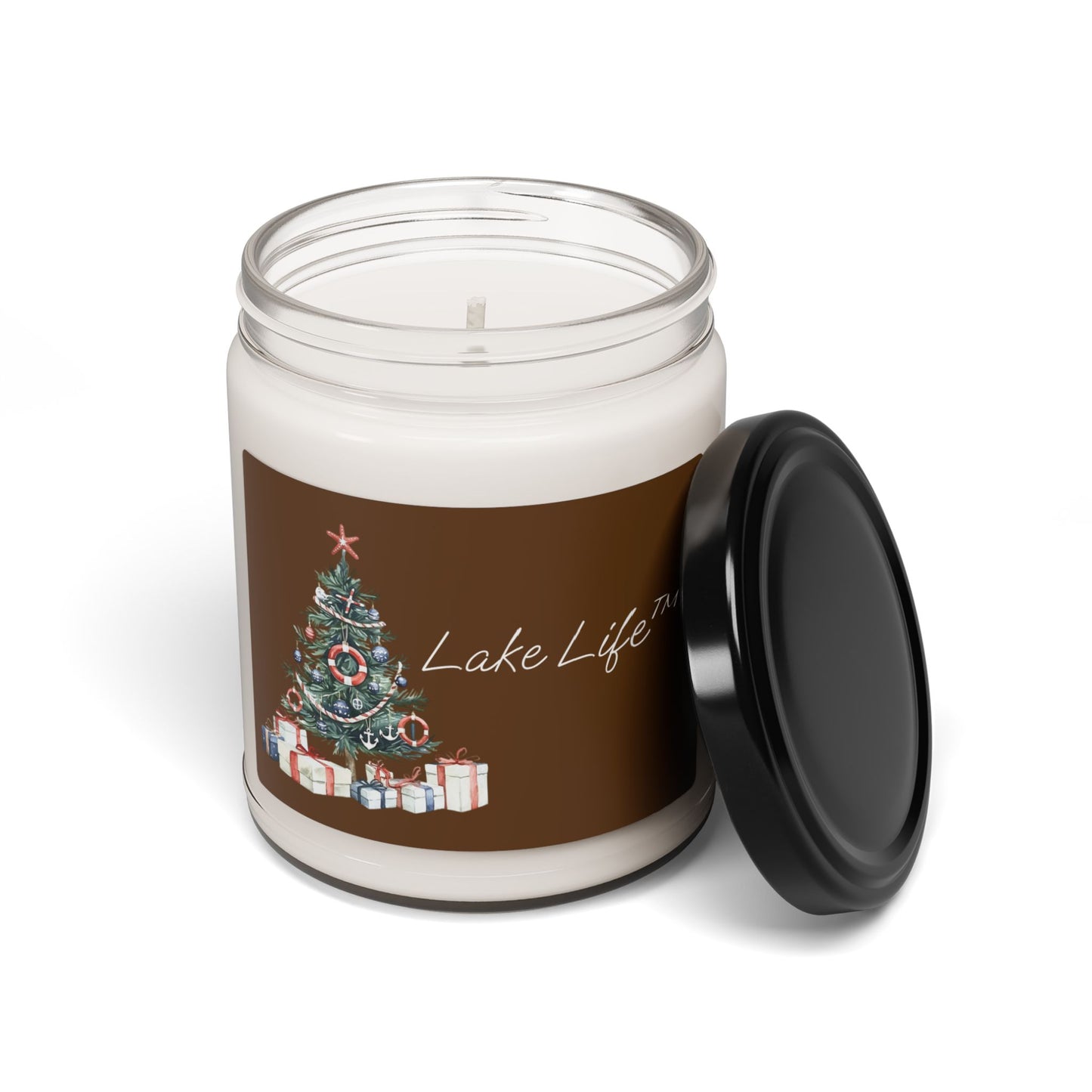 Nautical Christmas Tree Lake Life™ Scented Soy Candle - Christmas Warmth