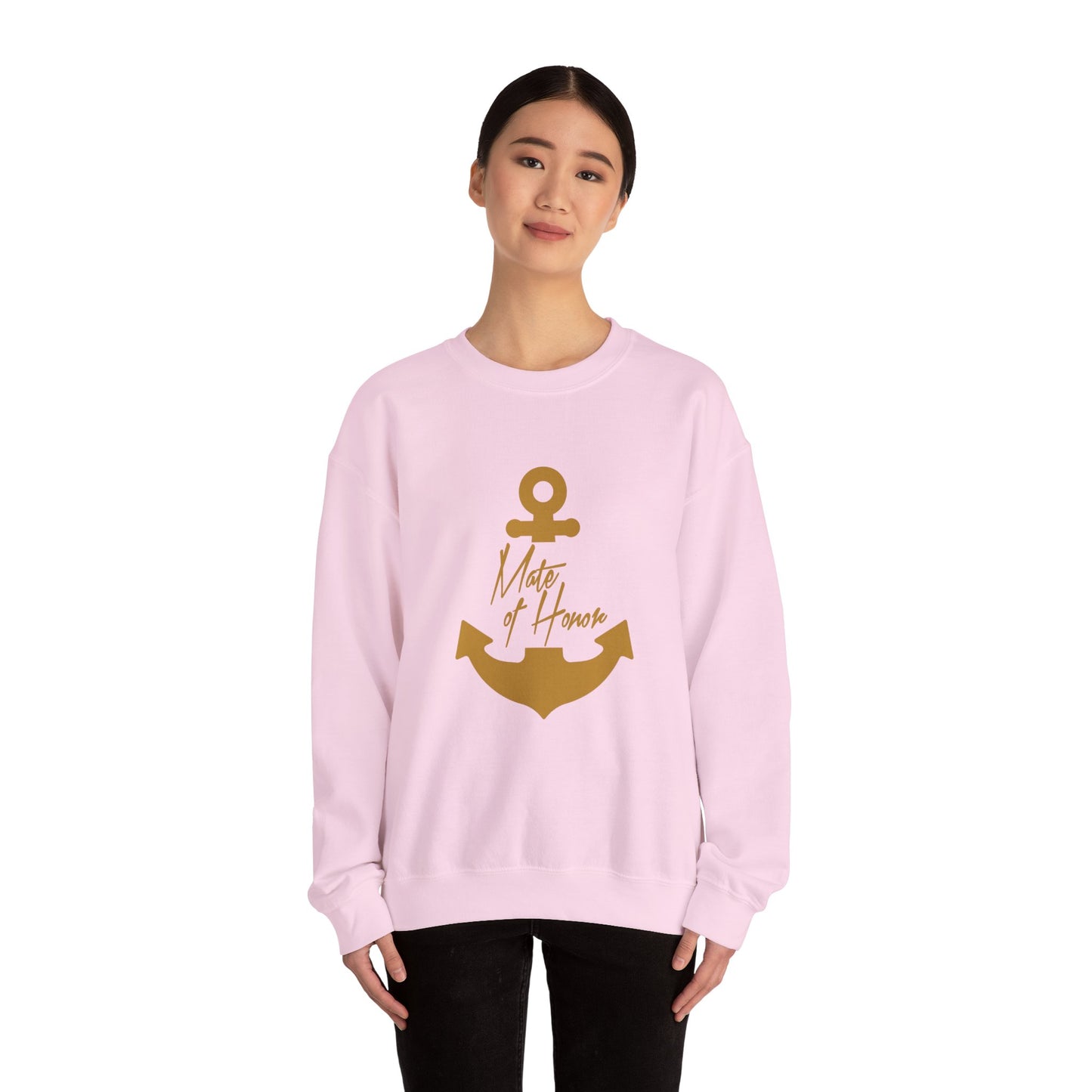 Mate of Honor - Heavy Blend™ Crewneck Sweatshirt by Pontoon Girl®