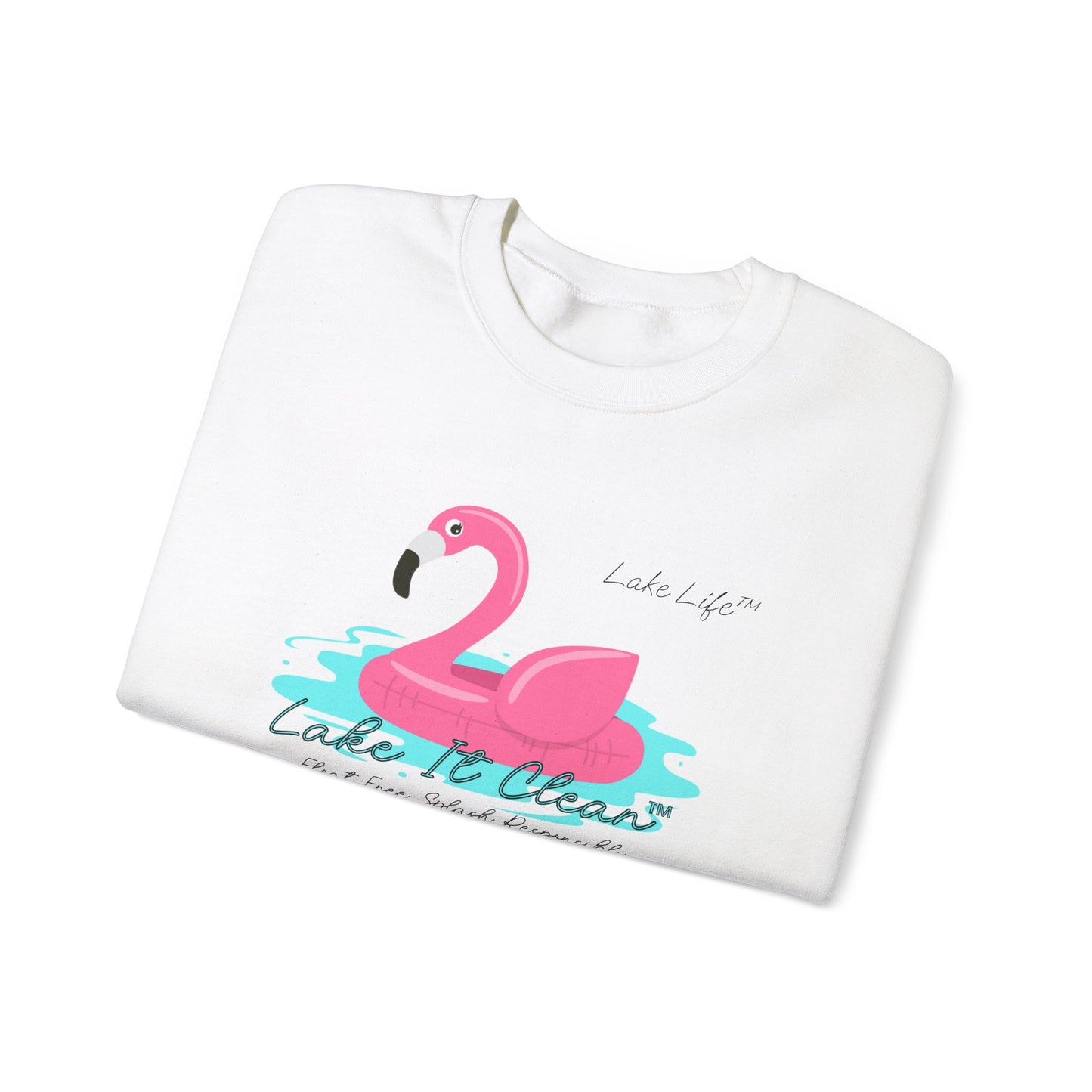 Lake It Clean™ Lake Life™ - Heavy Blend™ Crewneck Sweatshirt by Pontoon Girl®
