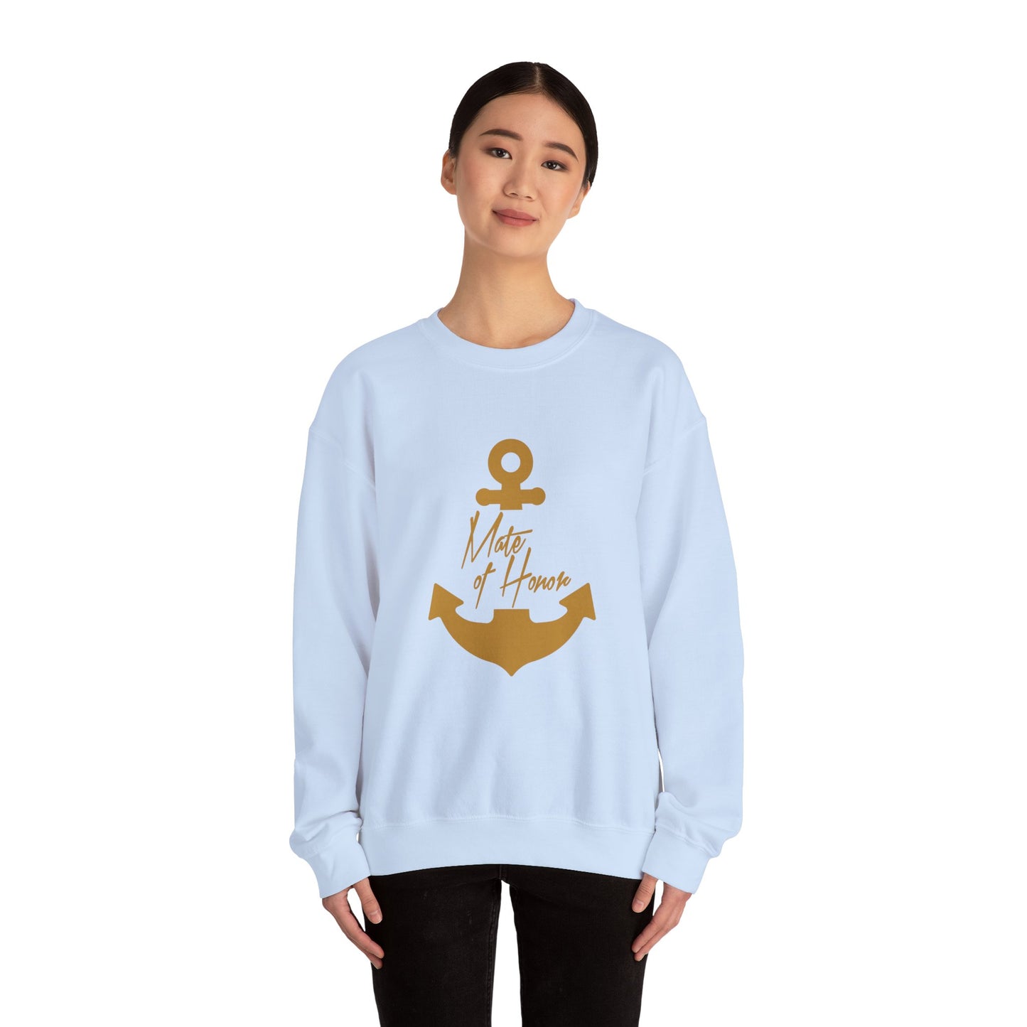 Mate of Honor - Heavy Blend™ Crewneck Sweatshirt by Pontoon Girl®