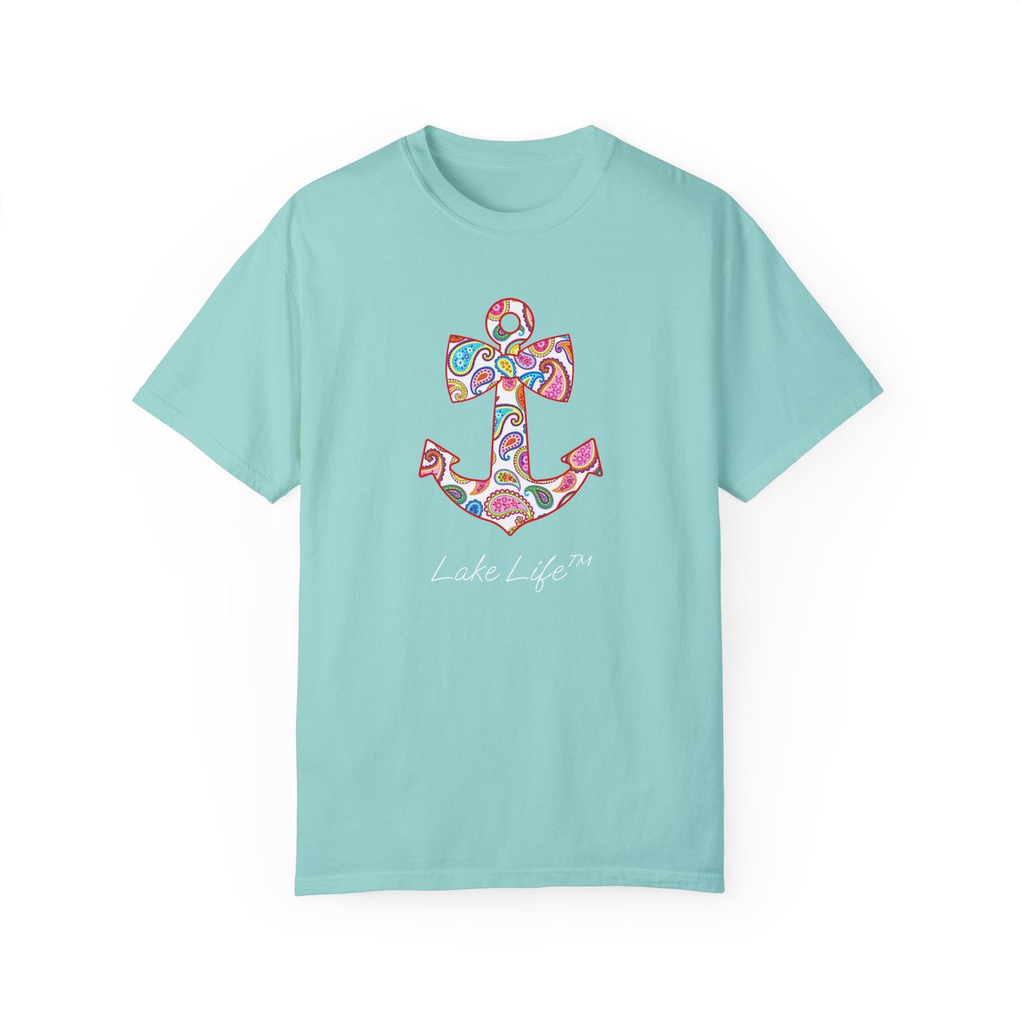 Sweet Anchor Lake Life™ Unisex Garment-Dyed T-shirt by Pontoon Girl®