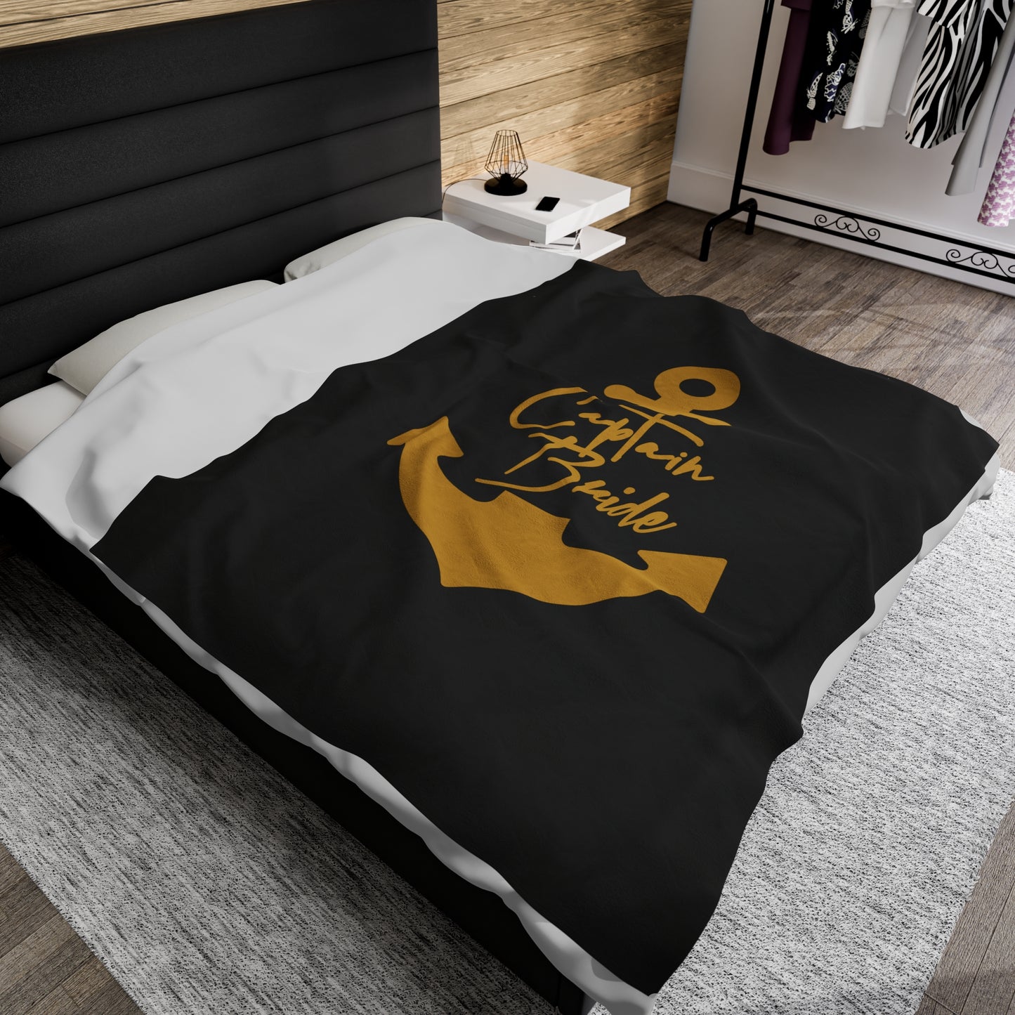 Captain Bride Plush Blanket by PontoonGirl®