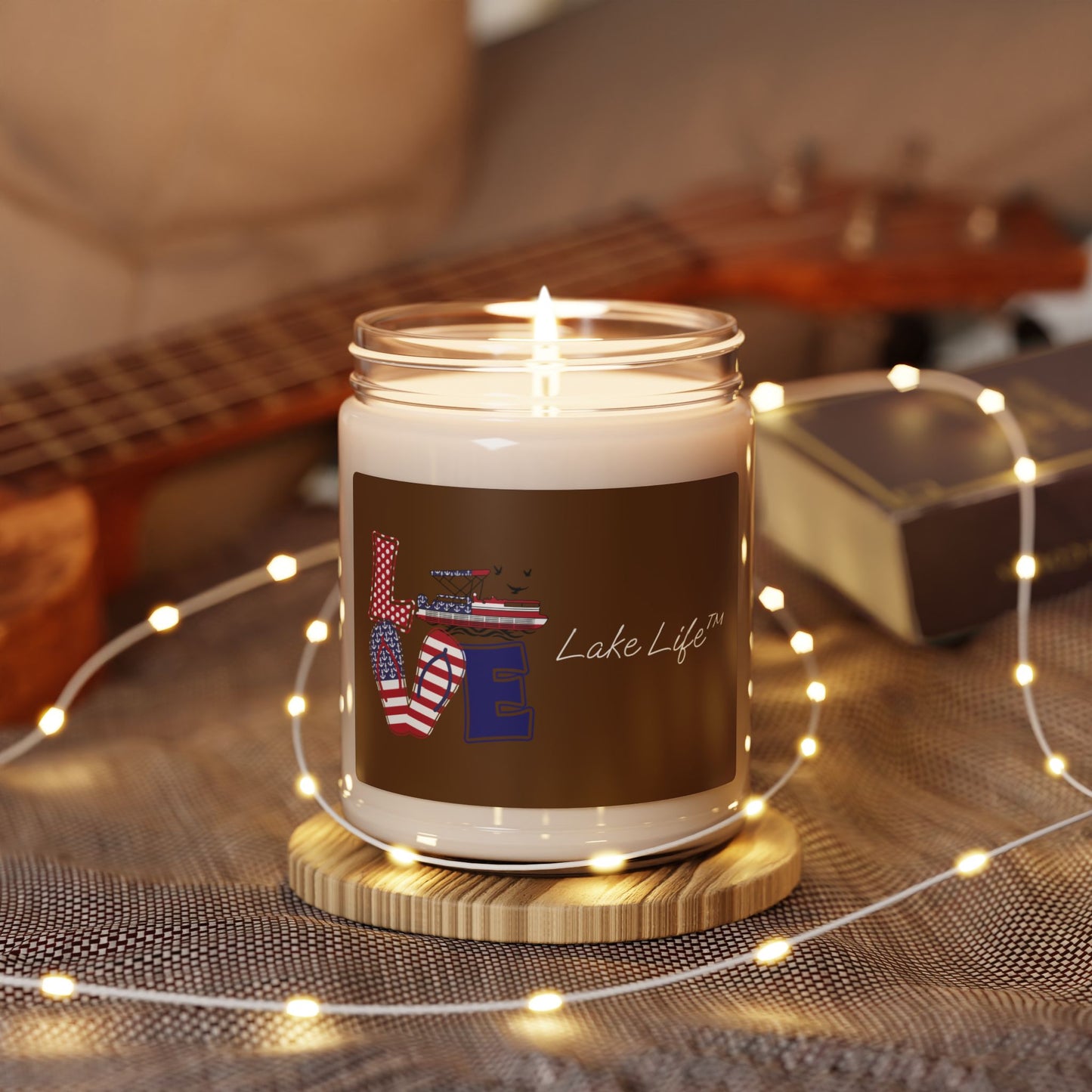 Flip Flop Love Lake Life™ Scented Soy Candle - Sea Salt Orchid