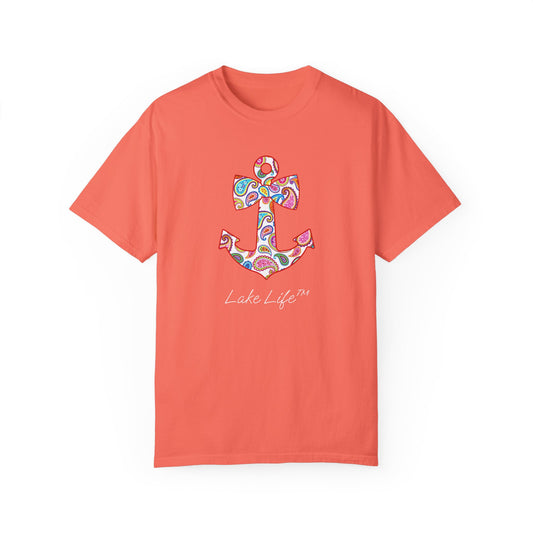 Sweet Anchor Lake Life™ Unisex Garment-Dyed T-shirt by Pontoon Girl®