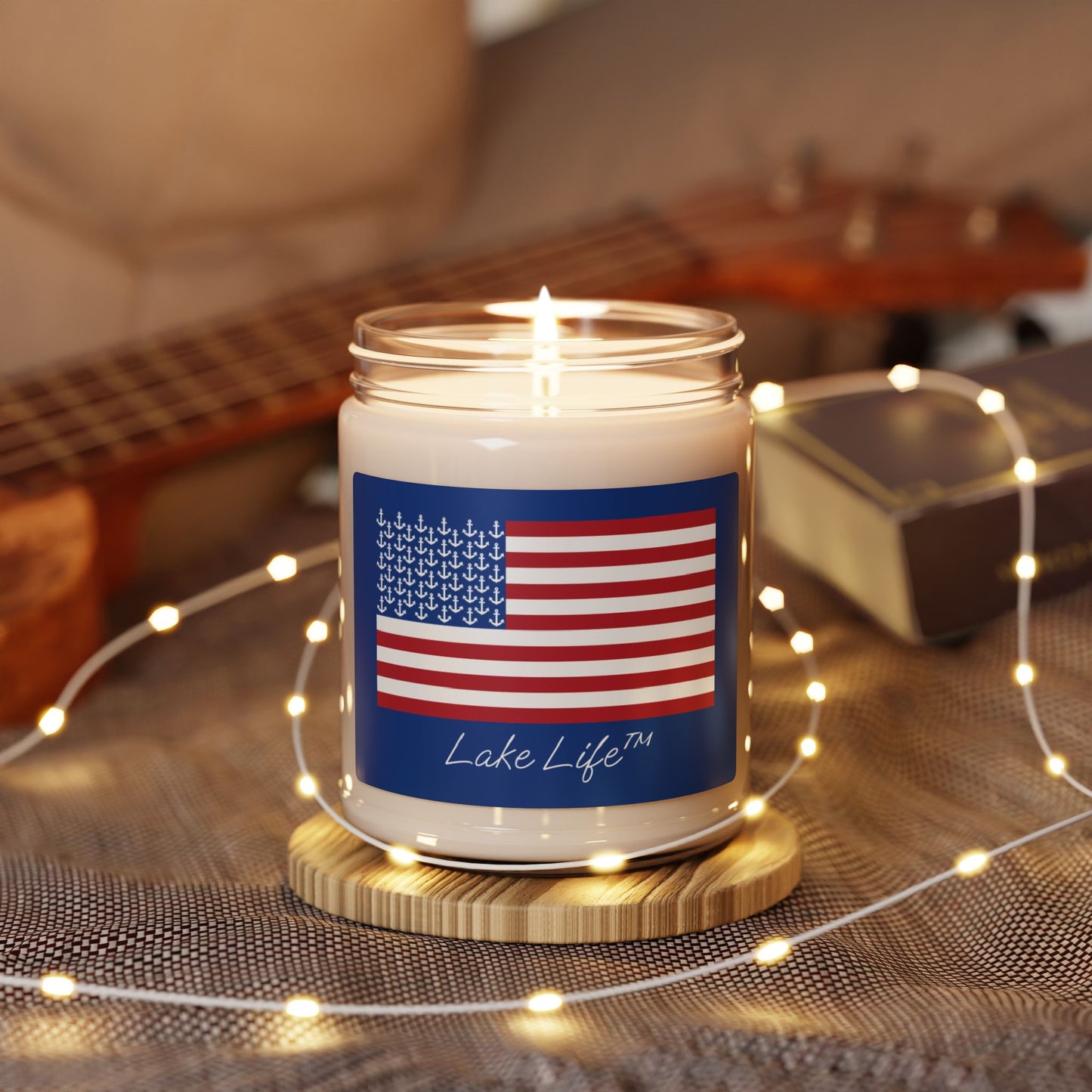 Anchors & Stripes Lake Life™ Scented Soy Candle - Apple Harvest