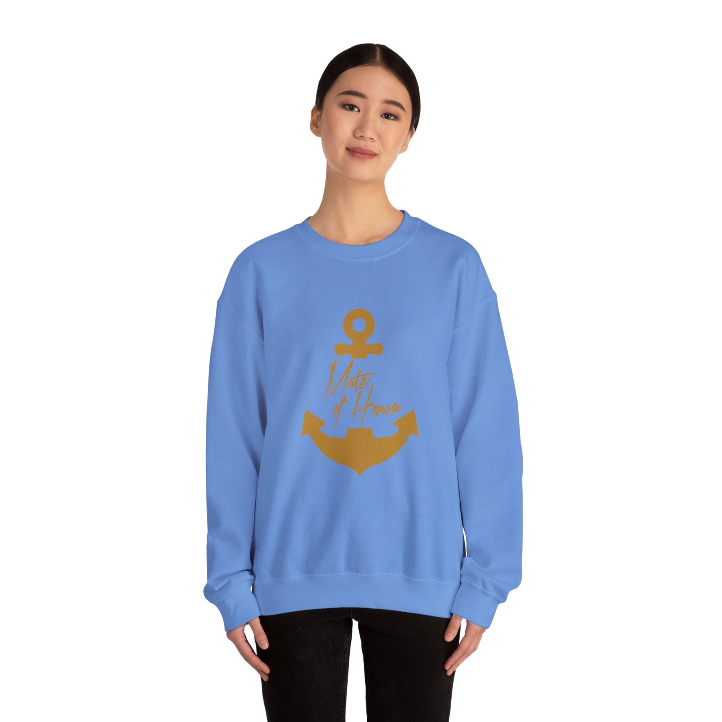 Mate of Honor - Heavy Blend™ Crewneck Sweatshirt by Pontoon Girl®