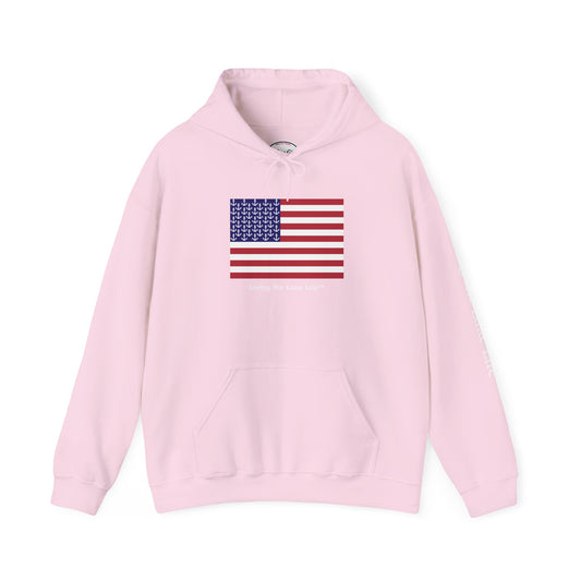 Anchors and Stripes Living the Lake Life™ Hoodie by Pontoon Girl®