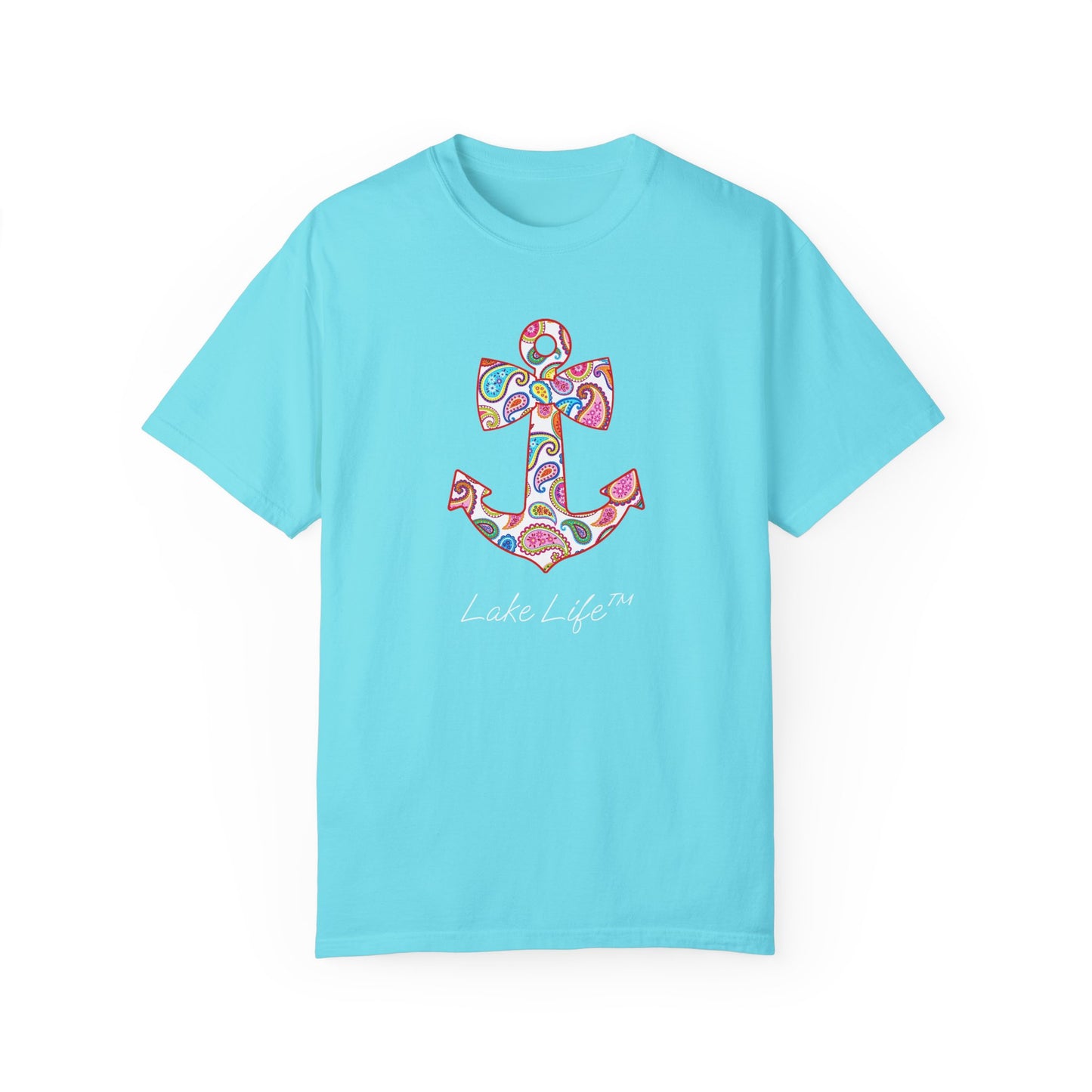 Sweet Anchor Lake Life™ Unisex Garment-Dyed T-shirt by Pontoon Girl®