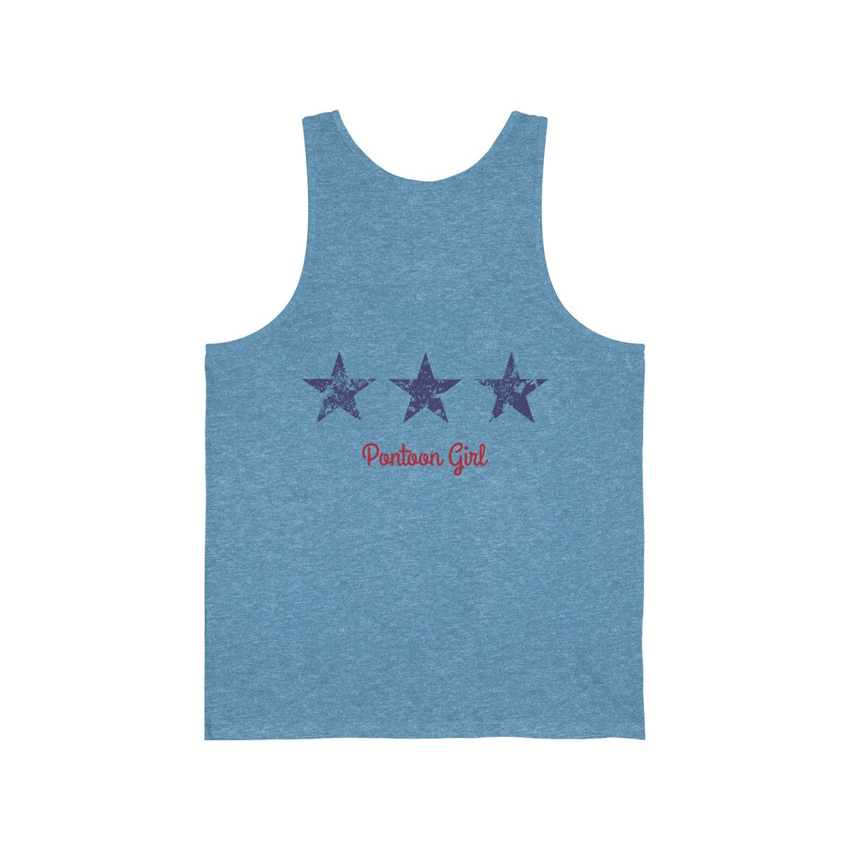 Tank Top - Contemporary Flag - Red White and Toon - TWO SIDED DESIGN