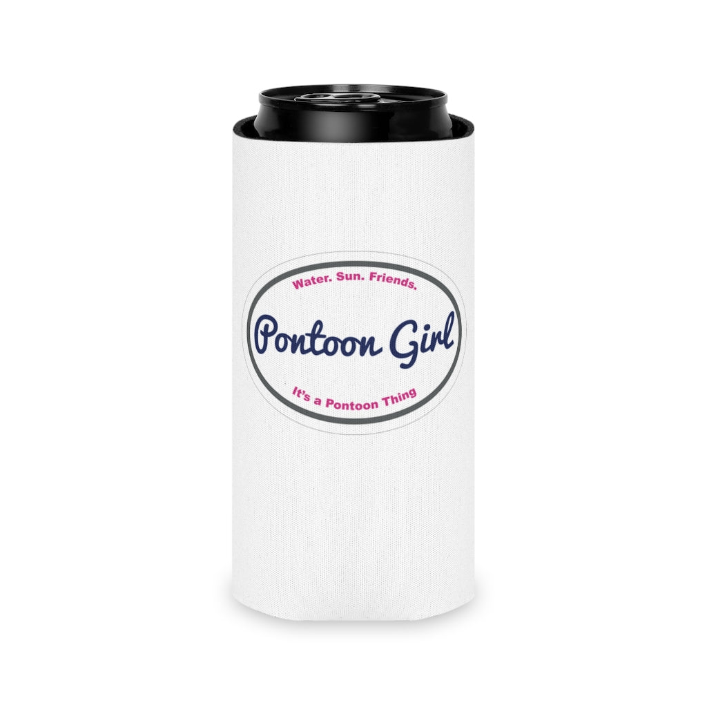 Classic Pontoon Girl - Can Cooler