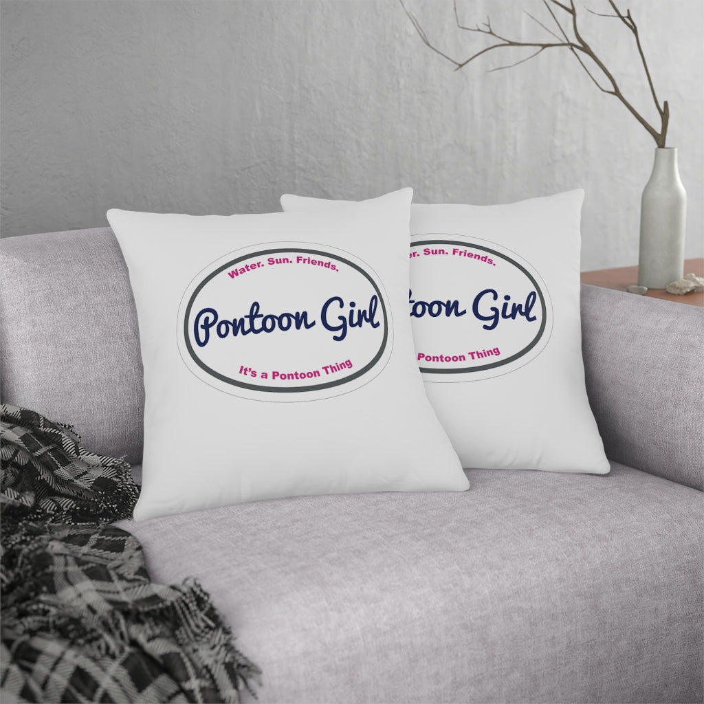 Classic Pontoon Girl - Waterproof Pillows