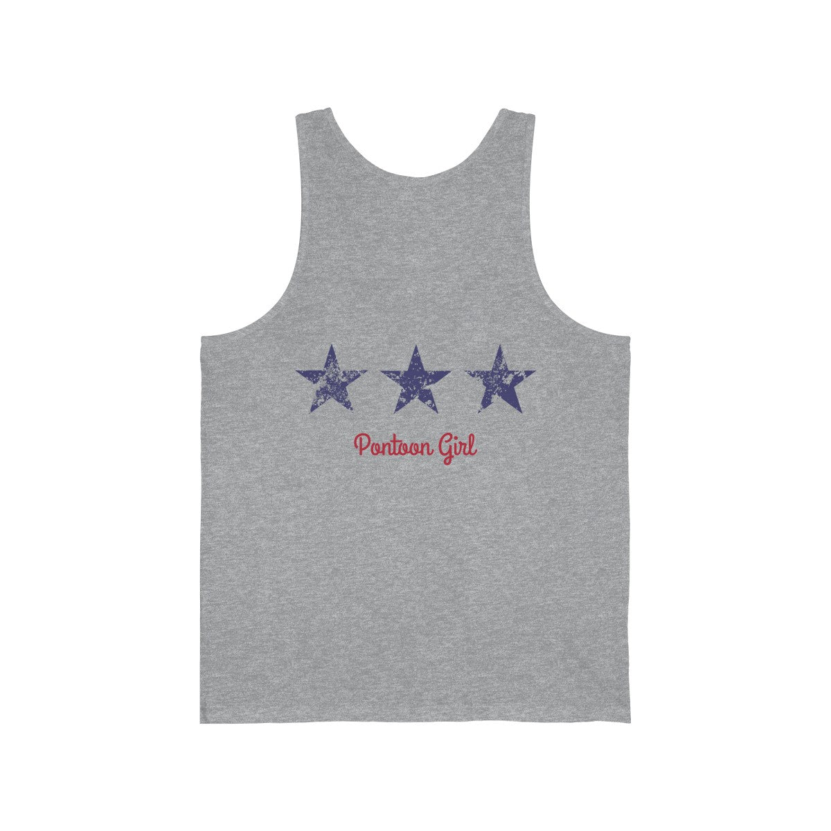 Tank Top - Contemporary Flag - Red White and Toon - TWO SIDED DESIGN