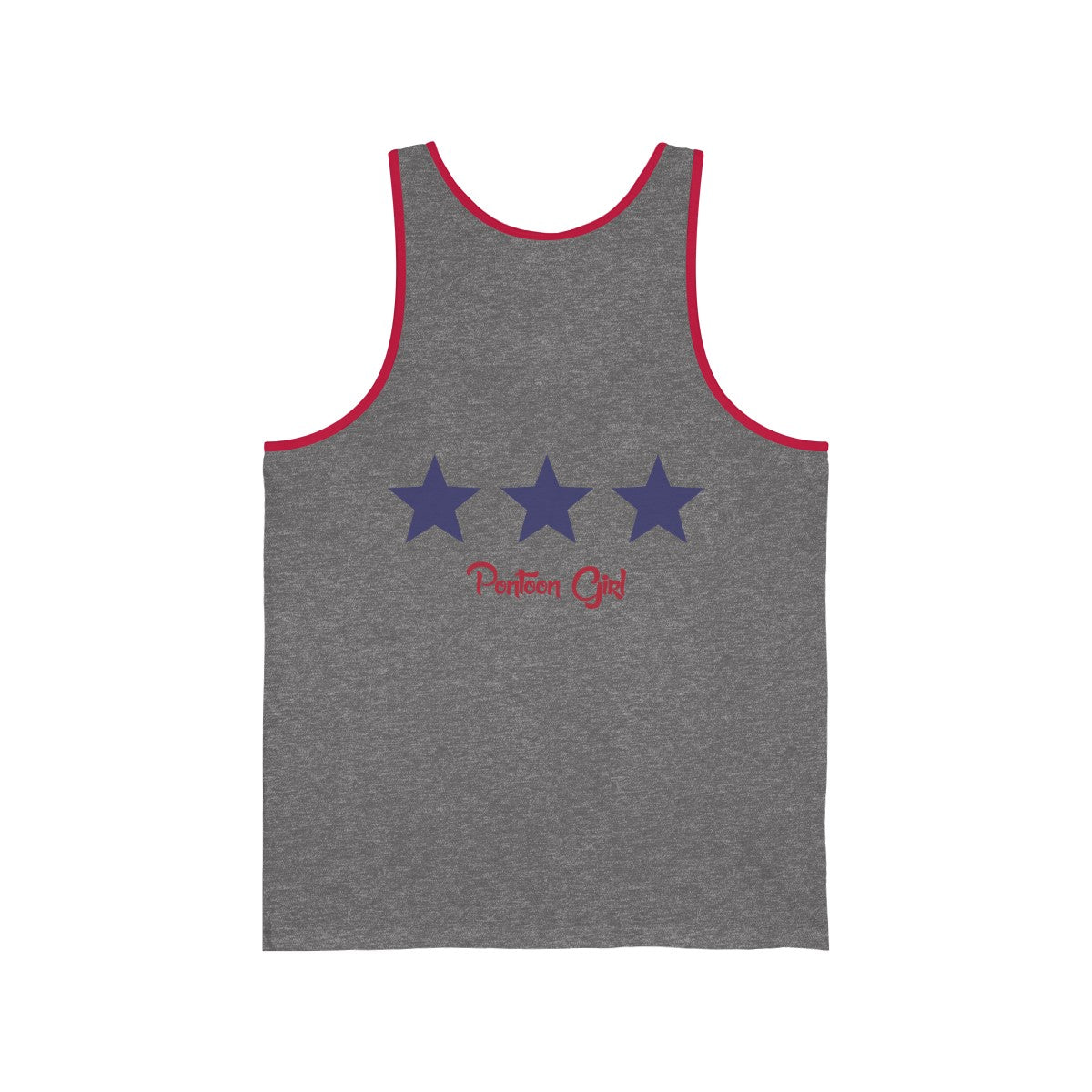 Tank Top -  Classic Flag - Red White and Toon - TWO SIDED DESIGN