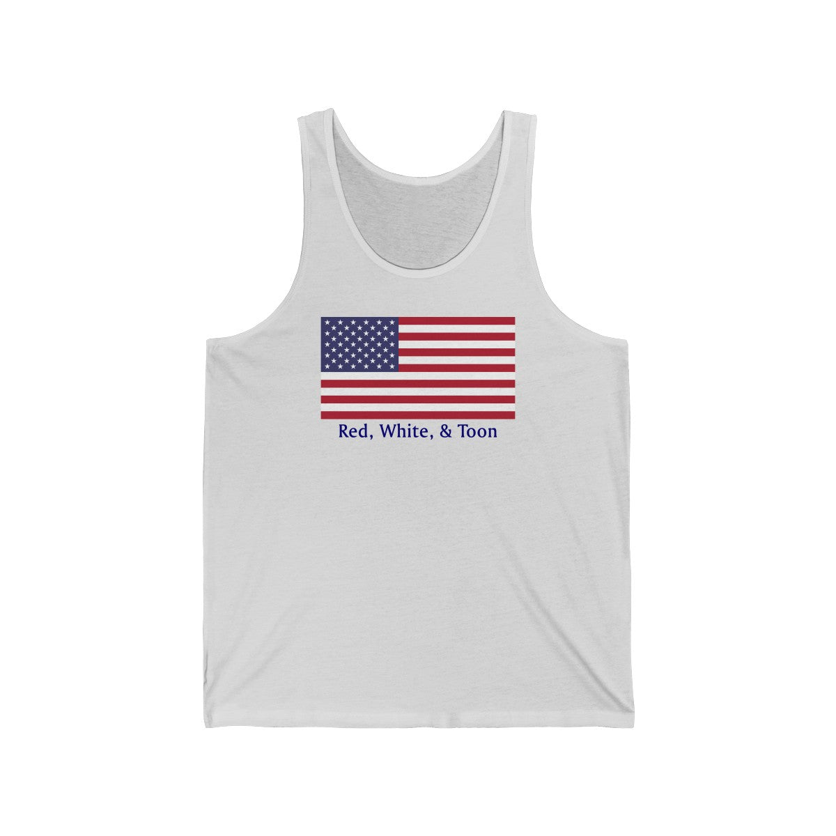 Tank Top - Classic Flag - Red White and Toon - TWO SIDED DESIGN