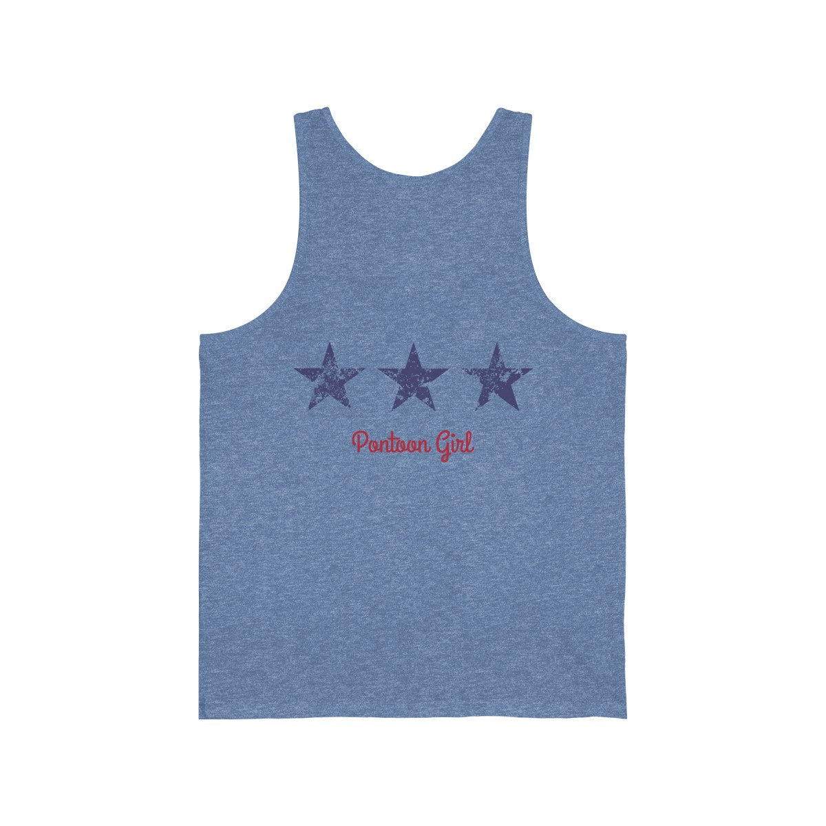 Tank Top - Contemporary Flag - Red White and Toon - TWO SIDED DESIGN