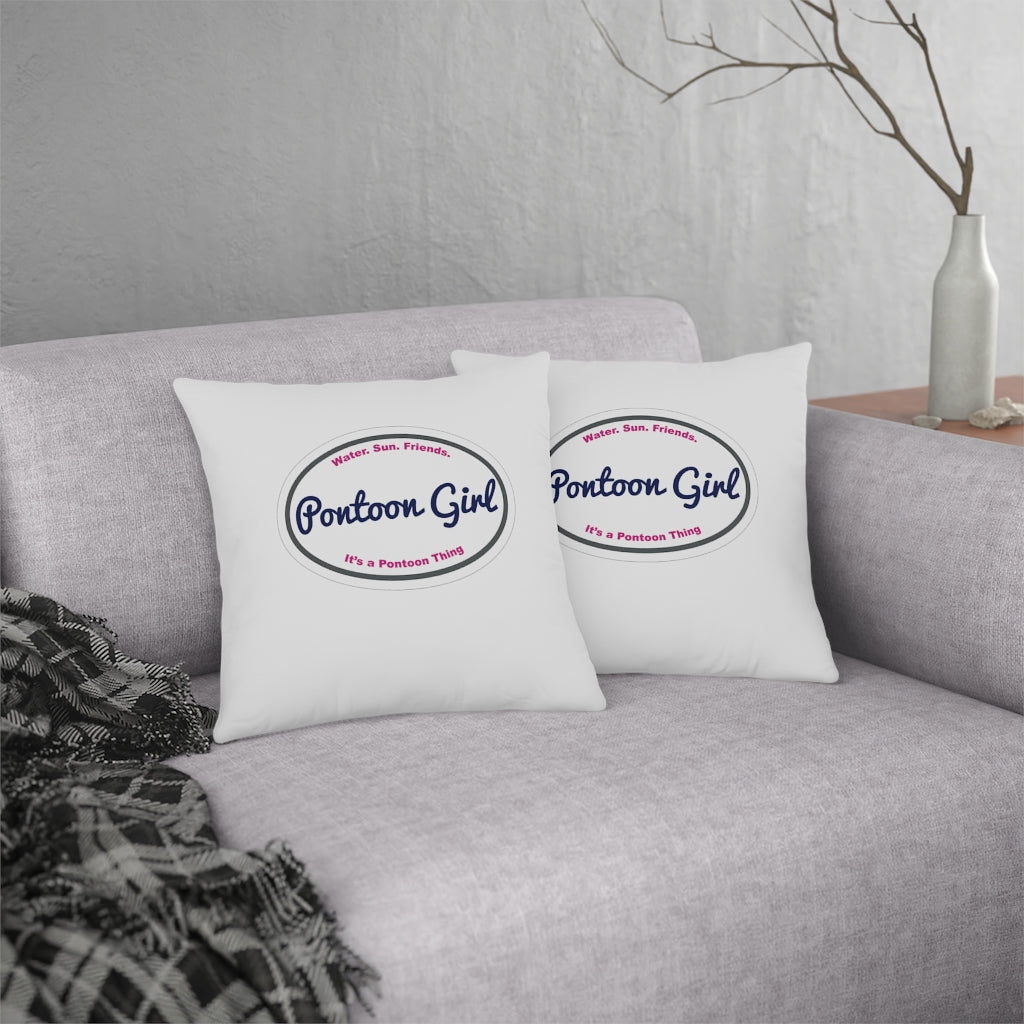 Classic Pontoon Girl - Waterproof Pillows