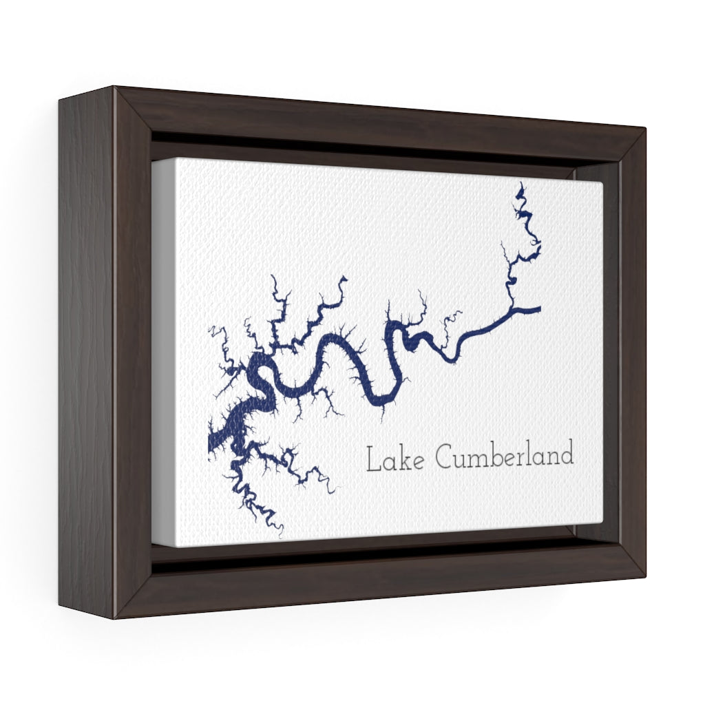 Lake Cumberland - Party Lakes Collection - Horizontal Framed Premium Gallery Wrap Canvas