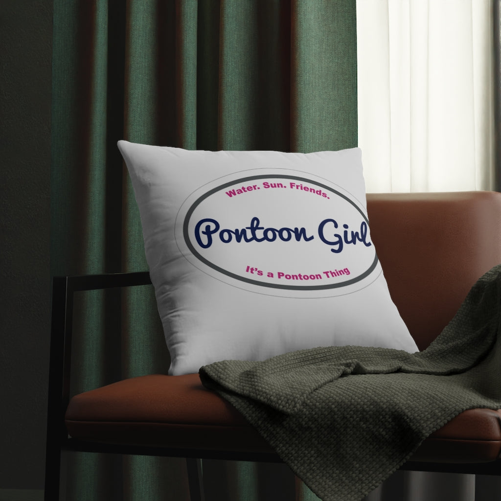 Classic Pontoon Girl - Waterproof Pillows
