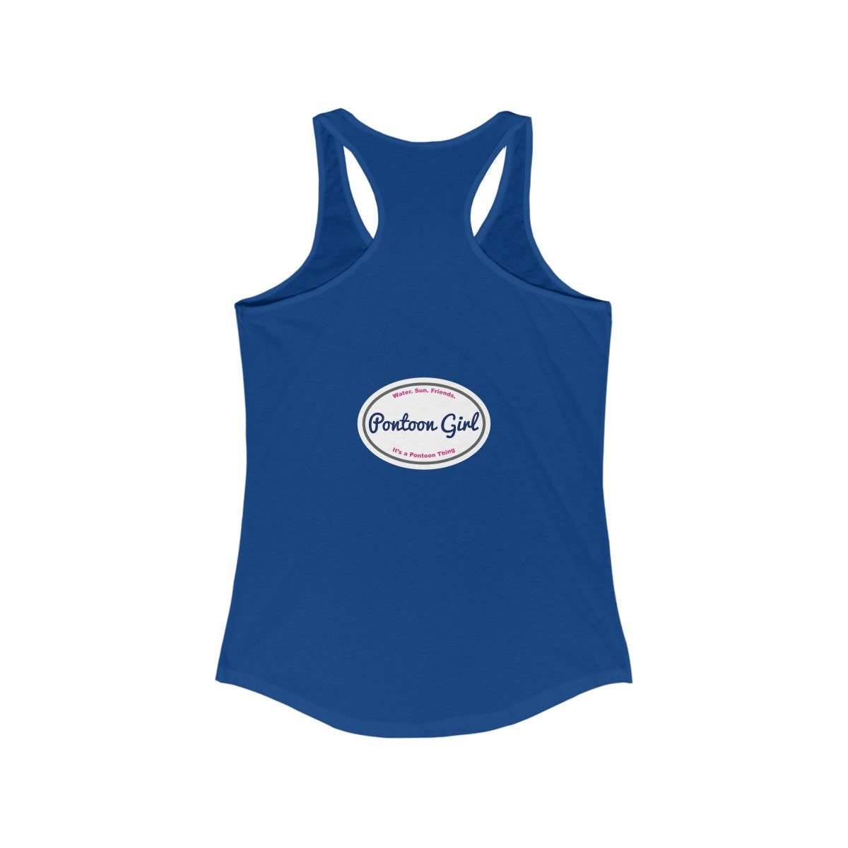 Red White and Toon - Pontoon Girl 4th of July Tank Top!