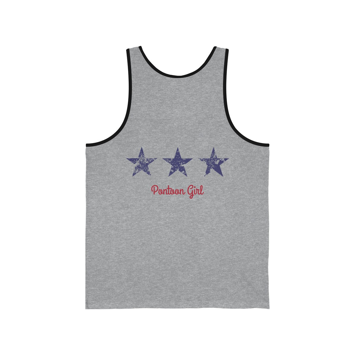 Tank Top - Contemporary Flag - Red White and Toon - TWO SIDED DESIGN