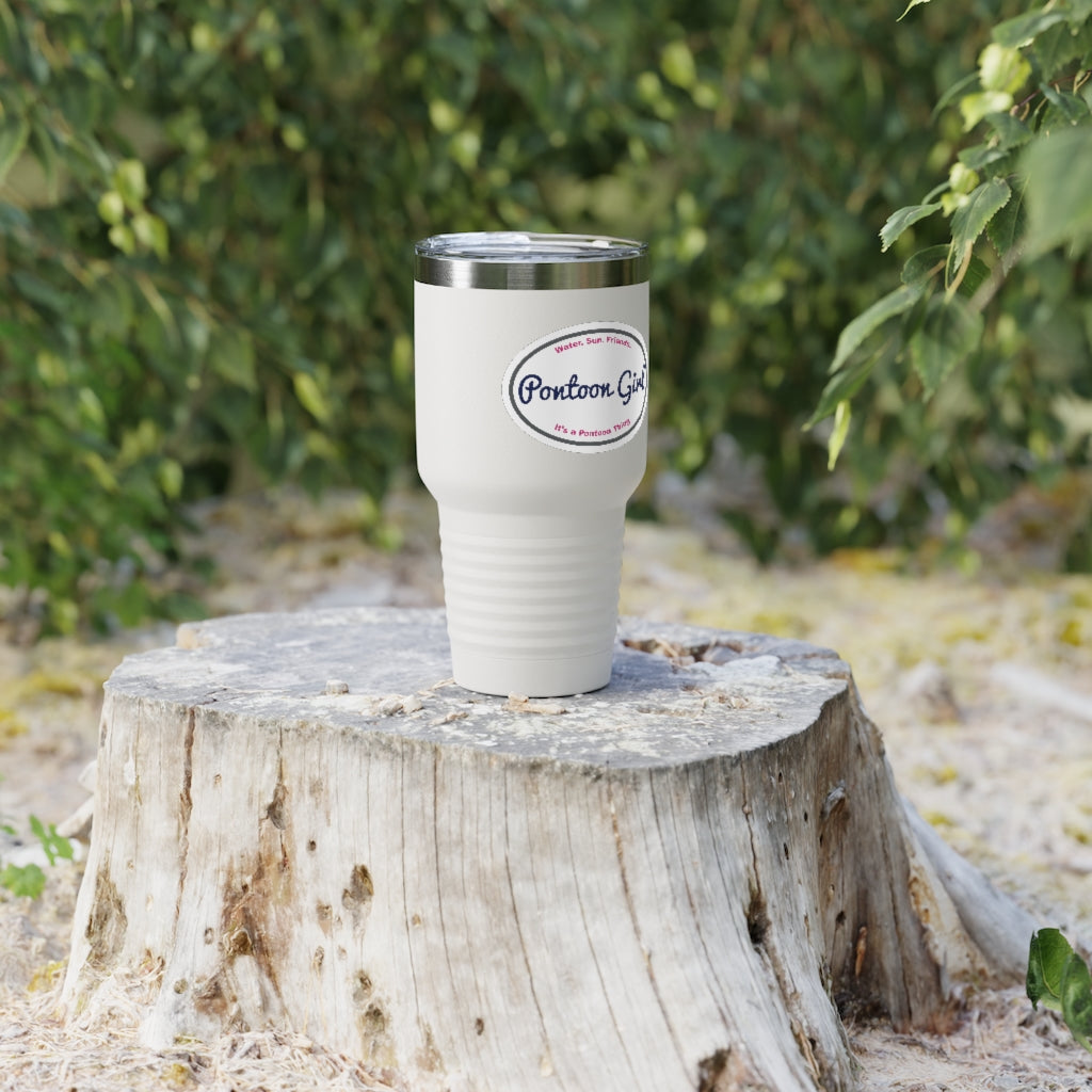 Classic Pontoon Girl - Ringneck Tumbler, 30oz