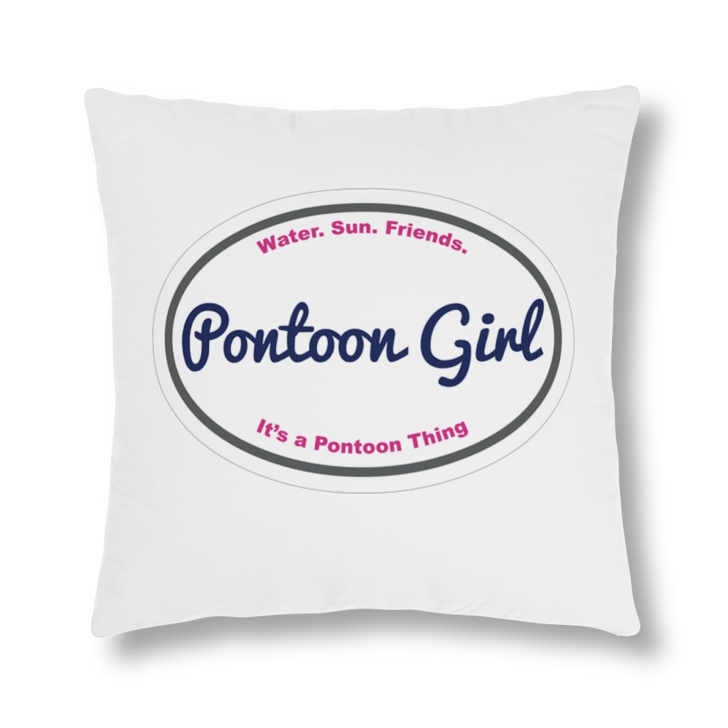 Classic Pontoon Girl - Waterproof Pillows