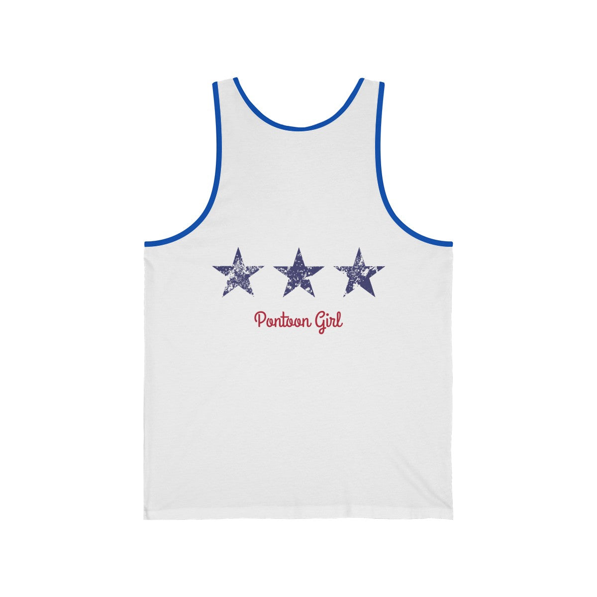 Tank Top - Contemporary Flag - Red White and Toon - TWO SIDED DESIGN