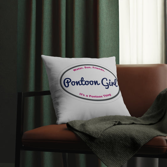 Classic Pontoon Girl - Waterproof Pillows