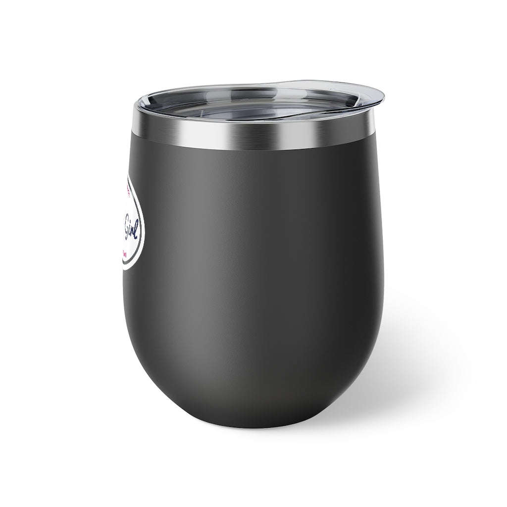 Classic Pontoon Girl - Insulated Cup - Wine Glass
