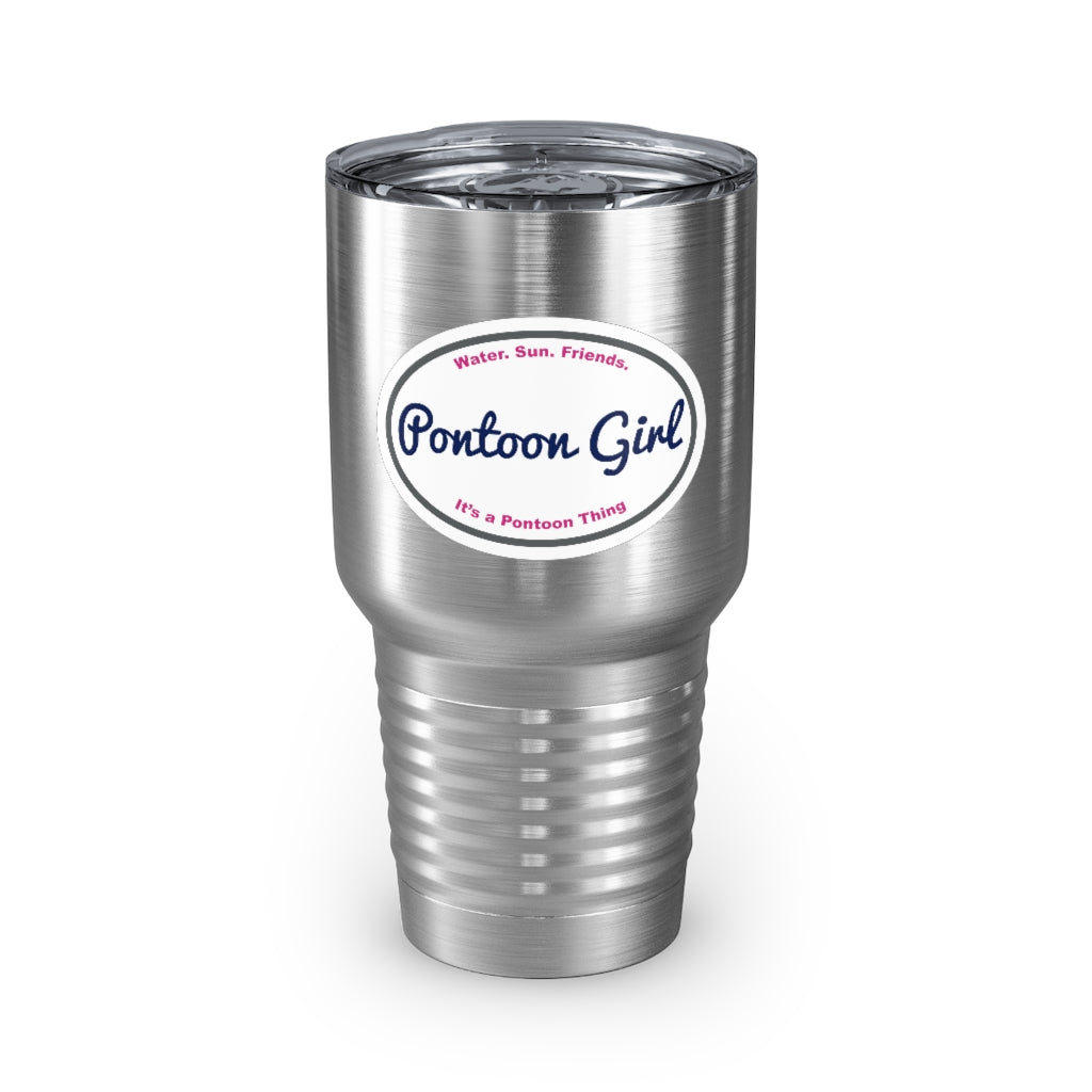 Classic Pontoon Girl - Ringneck Tumbler, 30oz