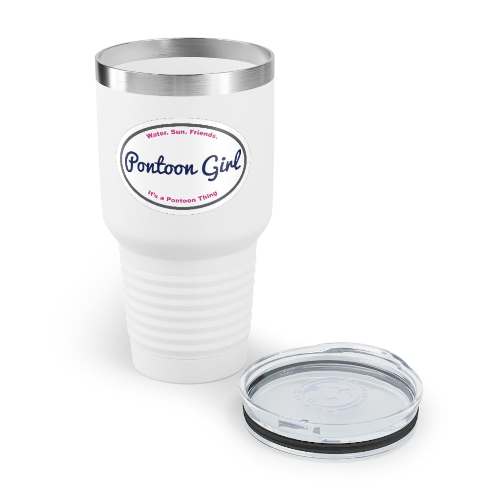 Classic Pontoon Girl - Ringneck Tumbler, 30oz
