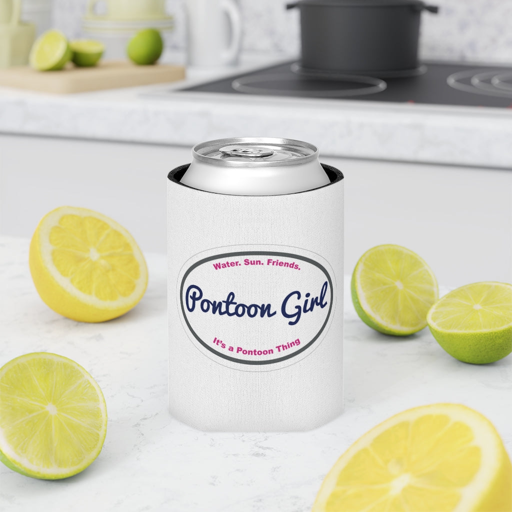 Classic Pontoon Girl - Can Cooler