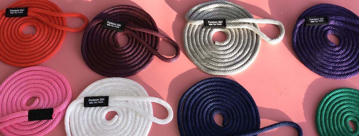 Personalized Boating Rope - Boat Tie Line - Mooring and Docking Line
