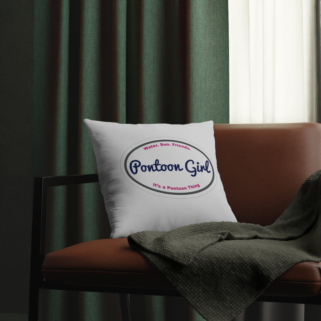 Classic Pontoon Girl - Waterproof Pillows