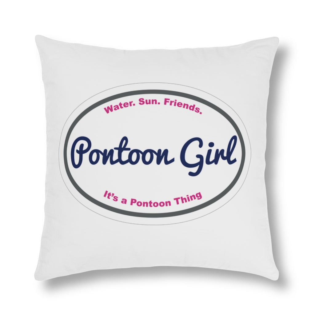 Classic Pontoon Girl - Waterproof Pillows