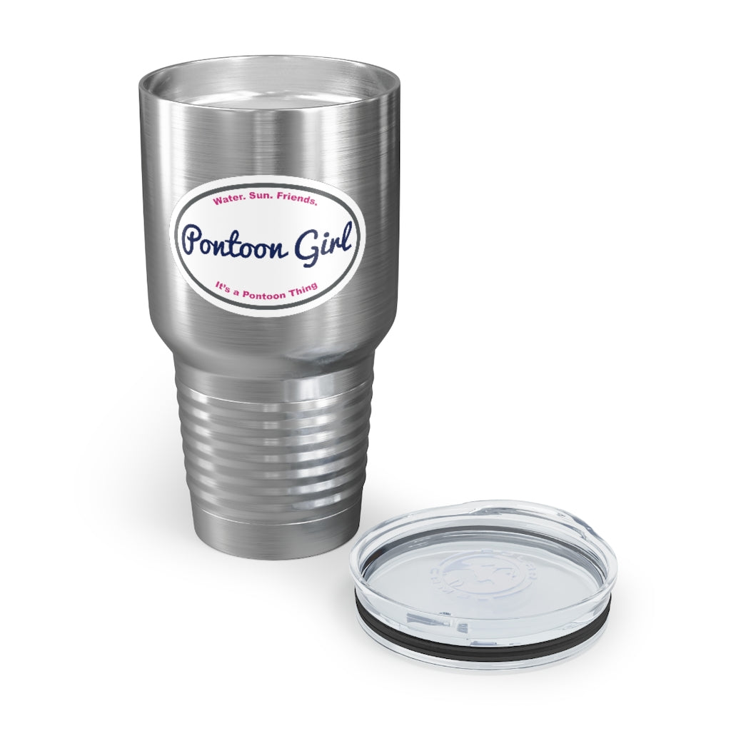 Classic Pontoon Girl - Ringneck Tumbler, 30oz