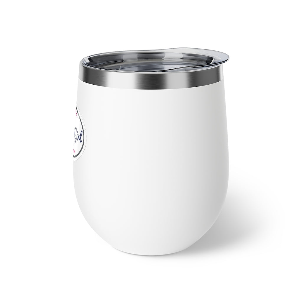 Classic Pontoon Girl - Insulated Cup - Wine Glass