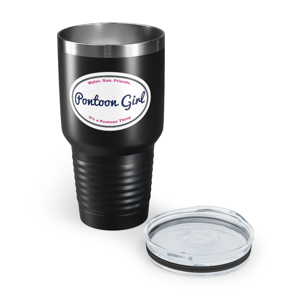 Classic Pontoon Girl - Ringneck Tumbler, 30oz