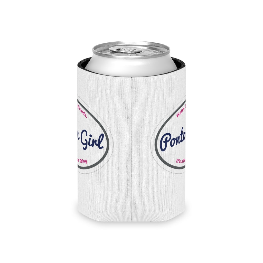 Classic Pontoon Girl - Can Cooler