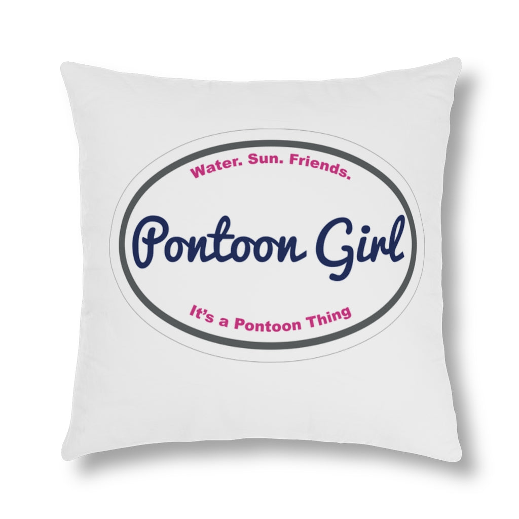 Classic Pontoon Girl - Waterproof Pillows
