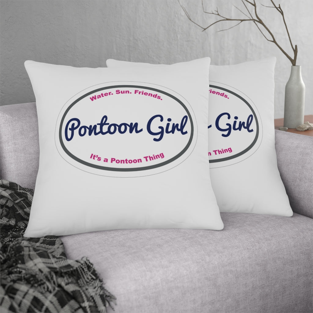 Classic Pontoon Girl - Waterproof Pillows