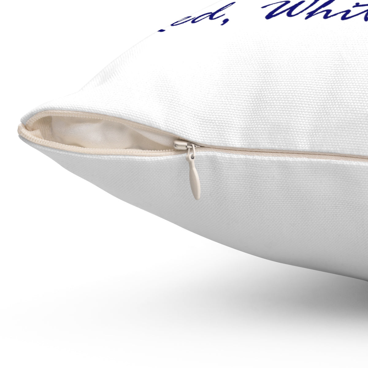 Pontoon Girl - Red White and Toon - Contemporary Pillow