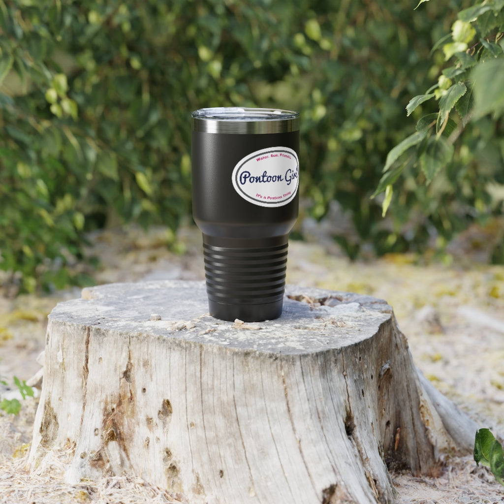 Classic Pontoon Girl - Ringneck Tumbler, 30oz