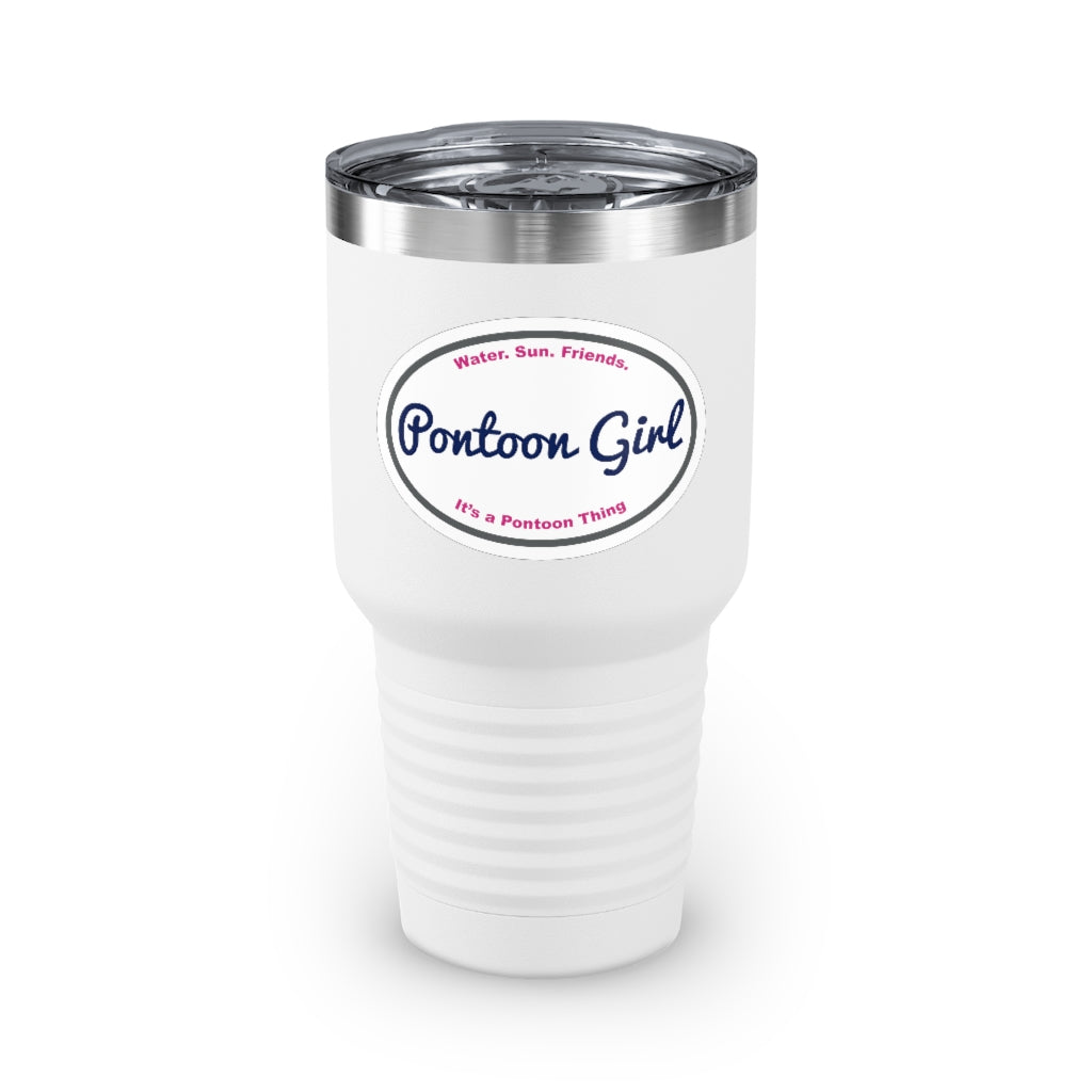 Classic Pontoon Girl - Ringneck Tumbler, 30oz