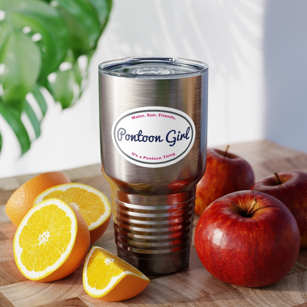 Classic Pontoon Girl - Ringneck Tumbler, 30oz