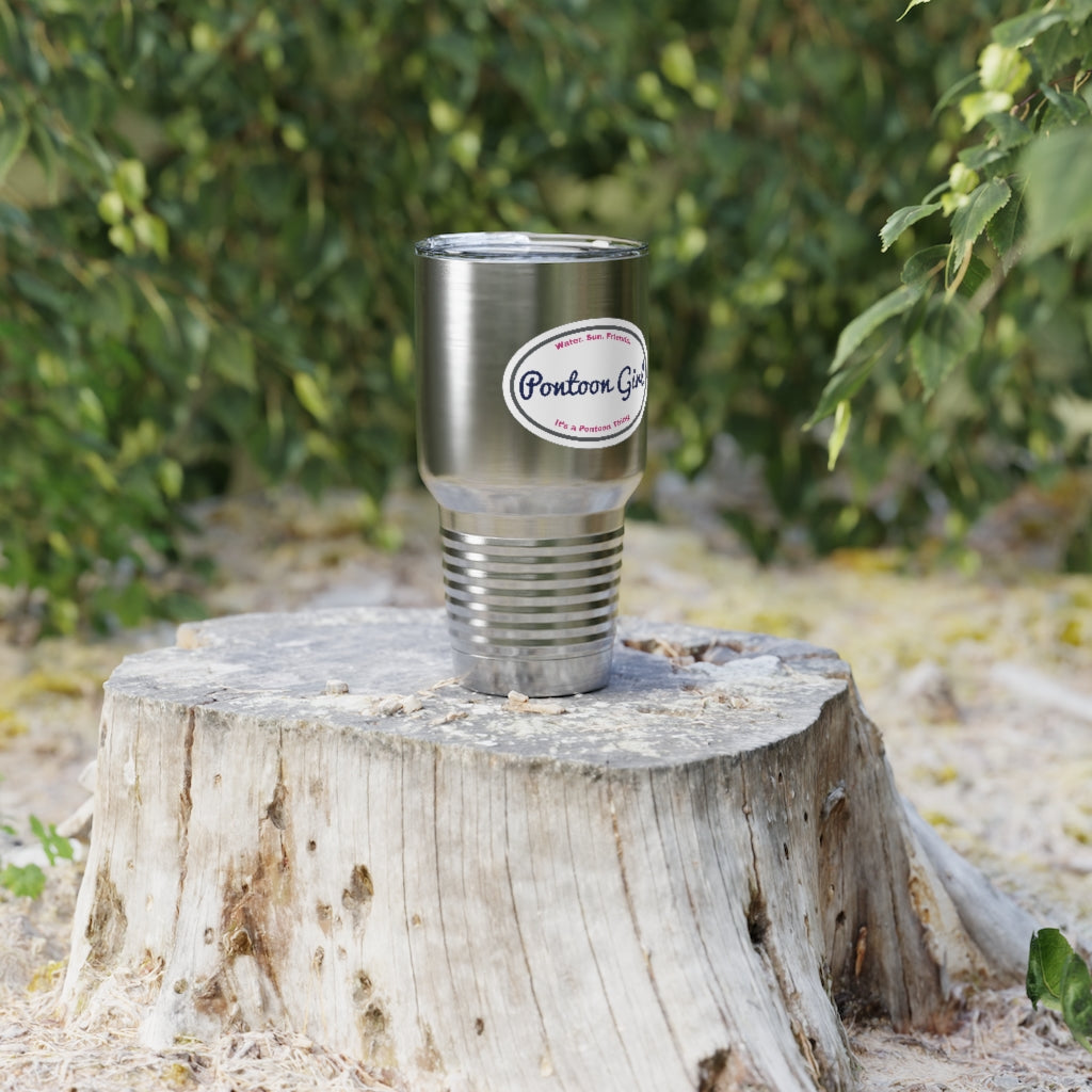 Classic Pontoon Girl - Ringneck Tumbler, 30oz